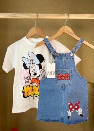 Джинсовий дитячий сарафан