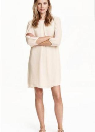 Нежное шифоновое короткое платье h&m.