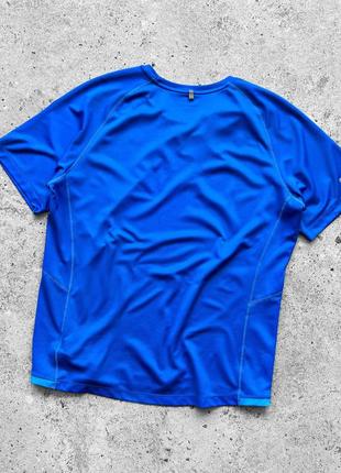 Nike dri-fit men’s small reflective logo blue t-shirt спортивна футболка5 фото