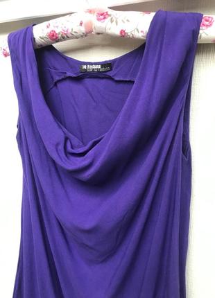 Сукня сарафан фіолетова 36/s, 38/м, натуральна2 фото