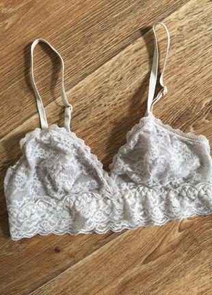 Кружевное бра waist h&m /лиф/бралет/мереживний бюстгальтер2 фото