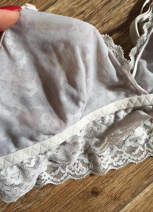 Кружевное бра waist h&m /лиф/бралет/мереживний бюстгальтер4 фото