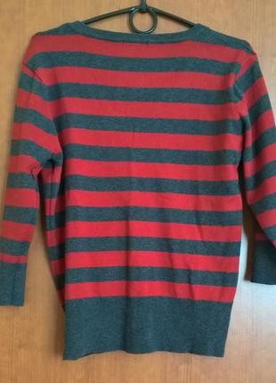 Пуловер полосатый 443 фото