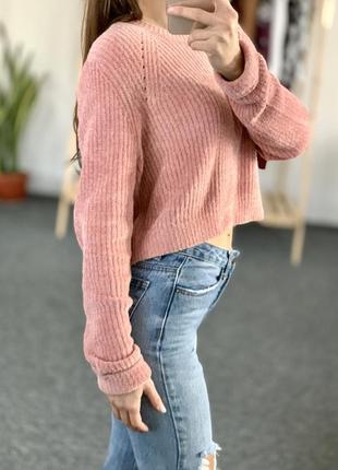 Укороченый свитер top shop 38-404 фото