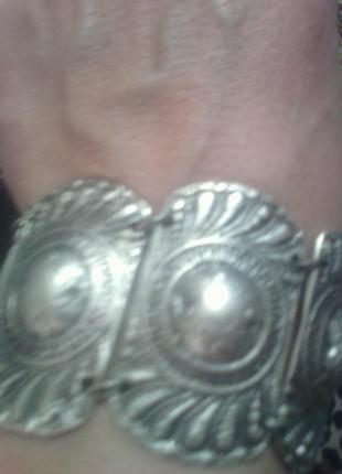 Красивенный браслет, под  черненное серебро в египетском стиле3 фото