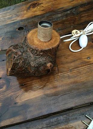 Светильник made wood бра ночник настольная hand made лампа настольная деревянный...