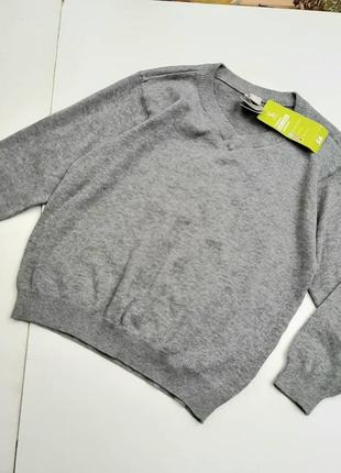 Серый полувер