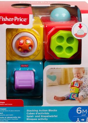 Кубики fisher-price кубики, движущиеся "яркие" (dhw15)