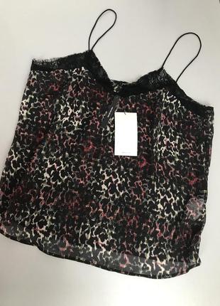 Красивая секси майка в бельевом стиле от zara
