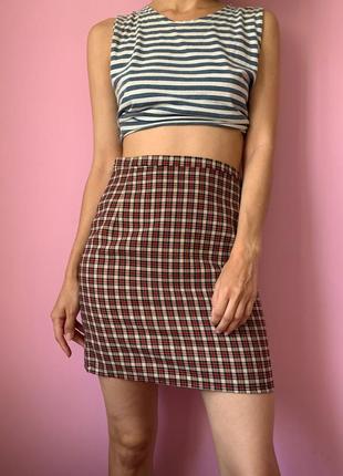 Юбка в клетку 3