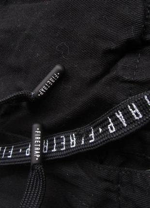 Черные легкие хлопковые шорты карго firetrap5 фото