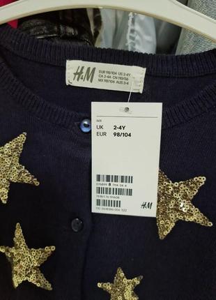 Красивый кардиганчик h&amp;m на девчулю. оригинал из англии2 фото