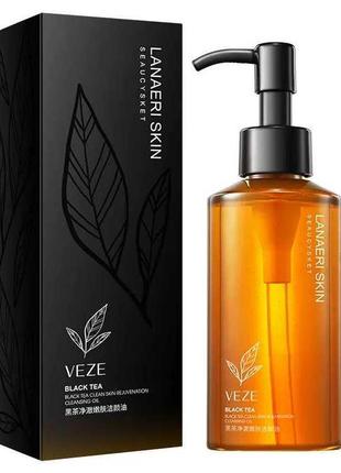 Олія гідрофільна для зняття макіяжу з екстрактом чаю veze black tea clean skin (150мл)