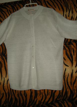 Супер кофта білосніжна,р. 54"patricia lancaster".