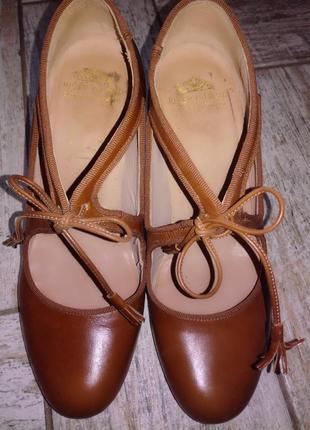 Шкіряні туфлі river island 25см2 фото