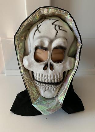 Скелет-маска силіконова карнавальна хелловін