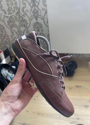 Мужские туфли bally leather1 фото