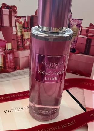 Cпрей для тела velvet petals luxe mist victoria's secret