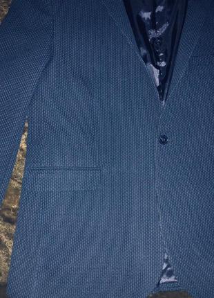 Темно синий пиджак2 фото