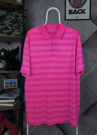 Спортивна футболка поло nike golf pink