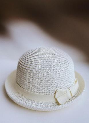 Дитячі літні солом‘яні капелюшки2 фото
