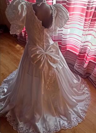 Винтажное свадебное платье3 фото