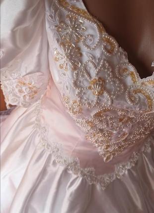 Винтажное свадебное платье2 фото