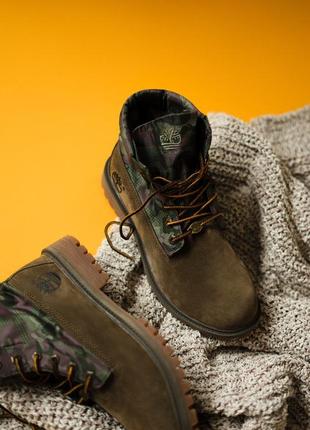 🌠timberland military brown🌠 крутые осенние мужские ботинки тимберленд милитари4 фото