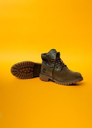 🌠timberland military brown🌠 крутые осенние мужские ботинки тимберленд милитари5 фото
