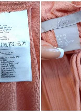H&m пудрова туніка з китицями 100% віскоза10 фото
