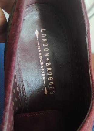Крутячие туфли london brogues handcrafted-7 фото