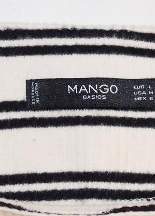 Светр, джемпер в смужку, рукавами кльош mango 2