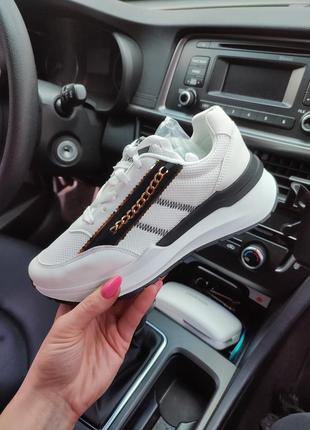 Стильные кроссовки на платформе новинка сетка