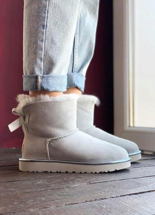 Стильні чобітки ugg з теплим і м'яким хутром (осінь-зима-весна)😍