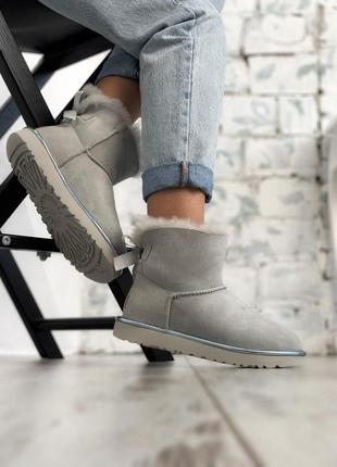 Стильні чобітки ugg з теплим і м'яким хутром (осінь-зима-весна)😍4 фото