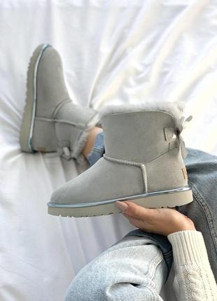 Стильные сапожки ugg с теплым и мягким мехом (осень-зима-весна)😍7 фото