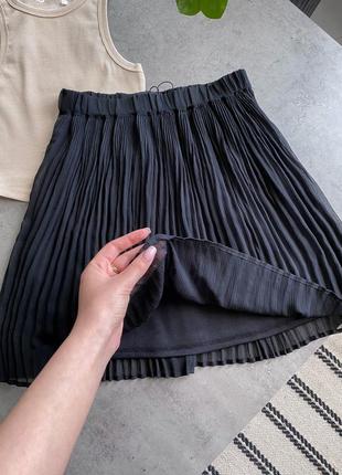 Плиссированная базовая юбка mohito2 фото
