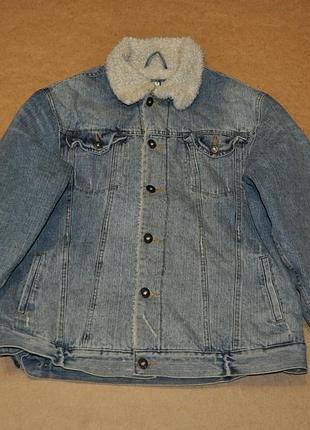 Denim sherpa шерпа джинсовці джинсова куртка на хутрі