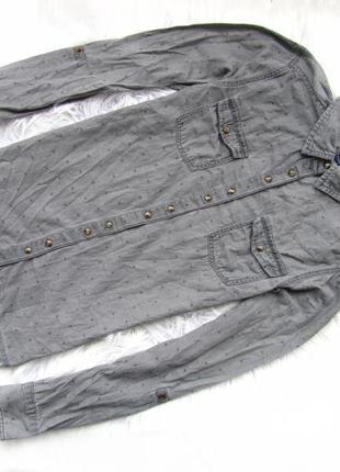 Качественная и стильная джинсовая рубашка   kiabi