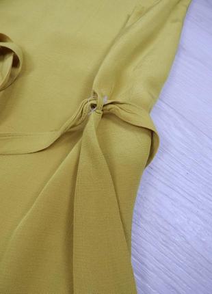 Легкий натуральний сарафан сукня літо вільного крою із поясом віскоза колір новий сток8 фото