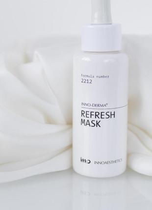 Освіжаюча заспокійлива маска для обличчя innoaesthetics inno-derma refresh mask