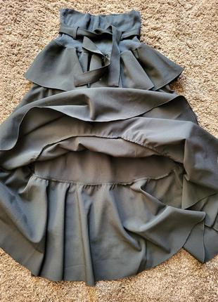Шикарная многоярусная юбка италия4 фото