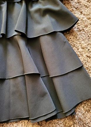 Шикарная многоярусная юбка италия5 фото