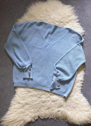 Лёгкий свитер кофта оверсайз balmain вязаный летний свободный10 фото