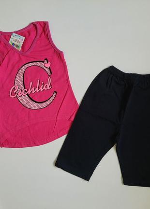 Футболка та шорти треси - комплект для дівчинки