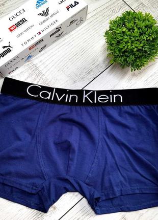 Труси чоловічі calvin klein black,  труси чоловічі чорного кольору, стильні чоловічі боксери1 фото