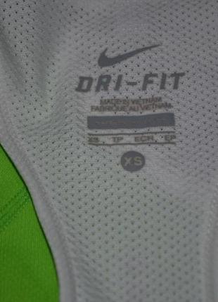 Xs жіноча фірмова спортивна майка nike найк оригінал dri-fit7 фото