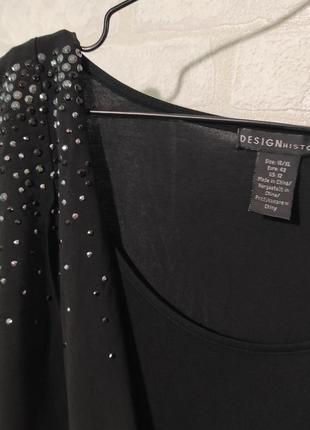 Шифонова блуза з трикотажною майкою від бренда design7 фото