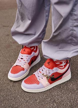Кроссовки nike magnolia air jordan retro 1 low canyon rust