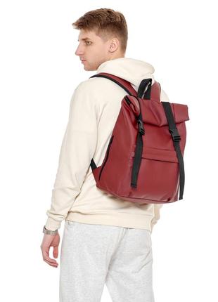 Мужской рюкзак ролл sambag rolltop milton бордо